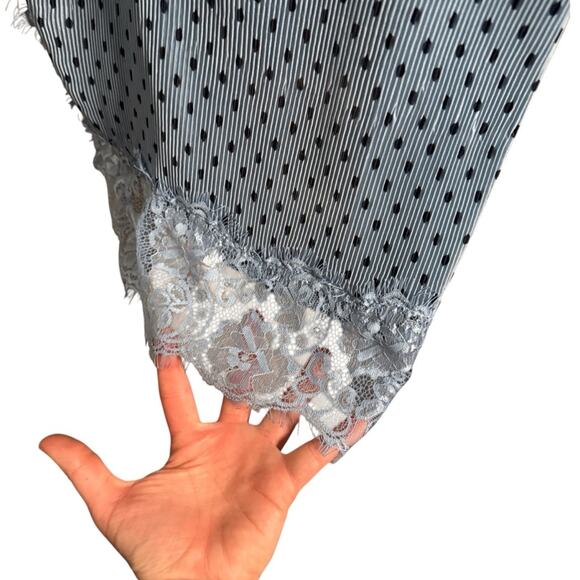 Free People Margot Polka Dot Slip Dress sz 12 - Picture 4 of 11